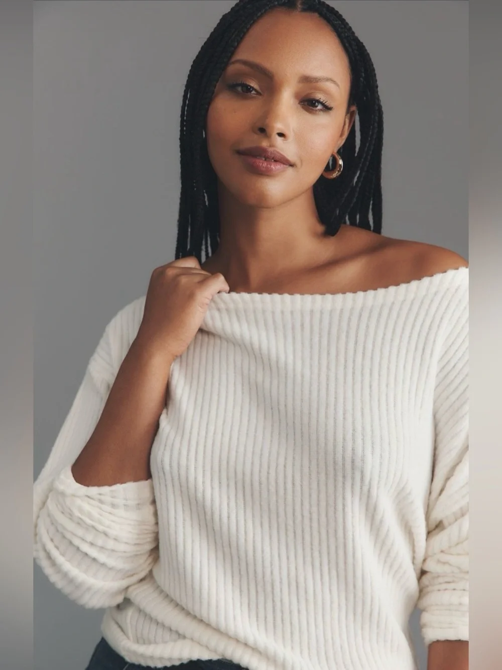 ✨ Anthropologie Long-Sleeve Cozy Top Sz XL